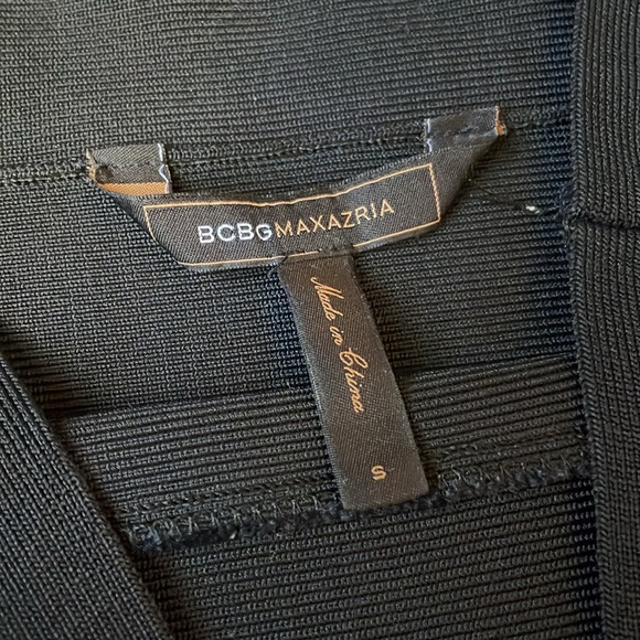 BCBG MaxAzria high waist bodycon pencil black skirt women’s small sexy - Picture 4 of 8